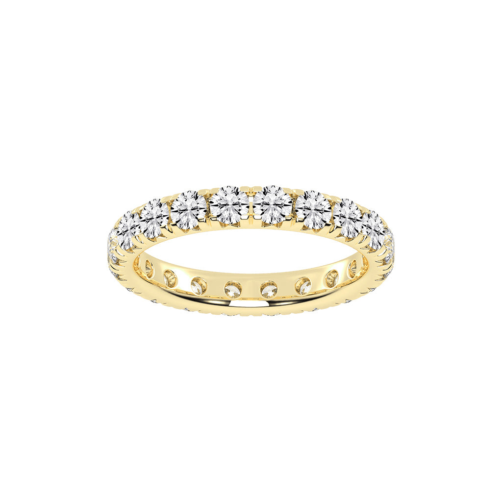 Mirabel Surface Prong Round Eternity Lab Diamond Ring