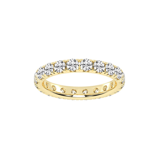 Mirabel Surface Prong Round Eternity Lab Diamond Ring
