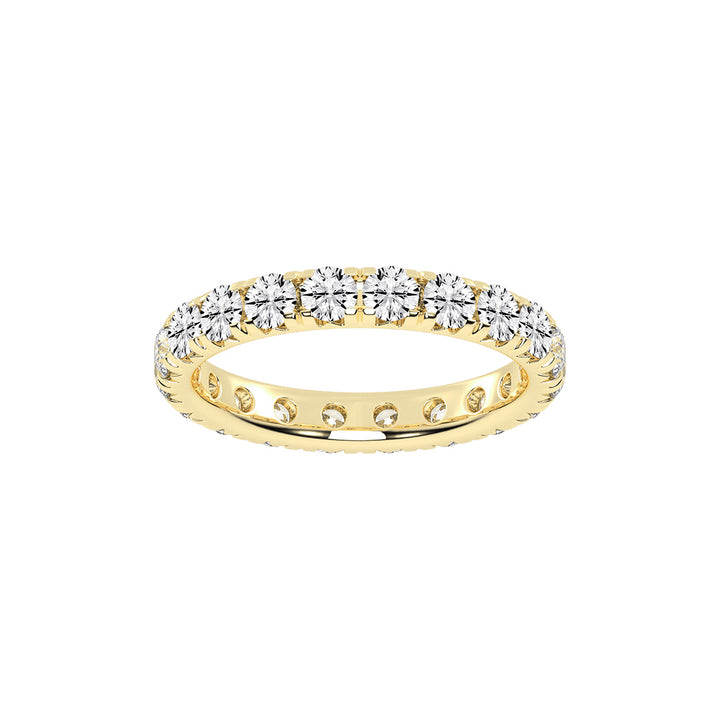 Mirabel Surface Prong Round Eternity Lab Diamond Ring