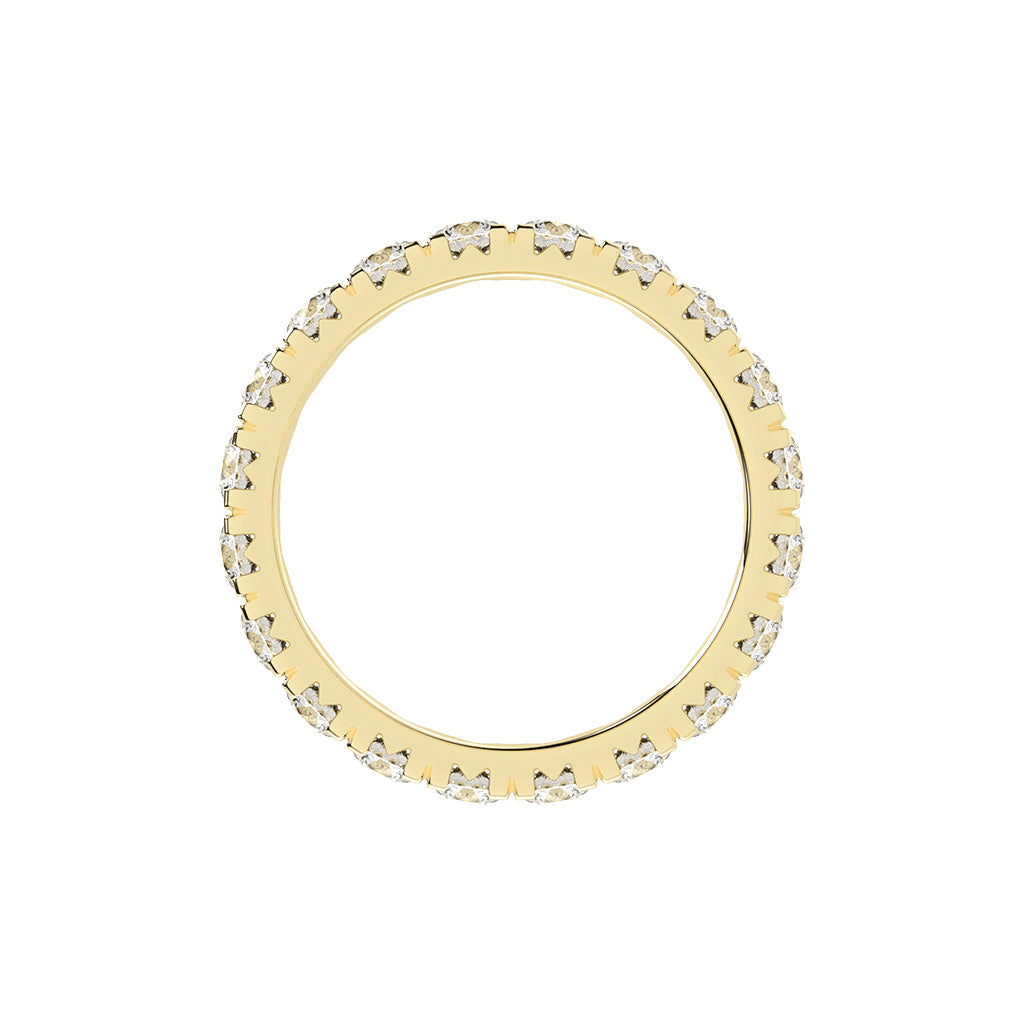 Mirabel Surface Prong Round Eternity Lab Diamond Ring
