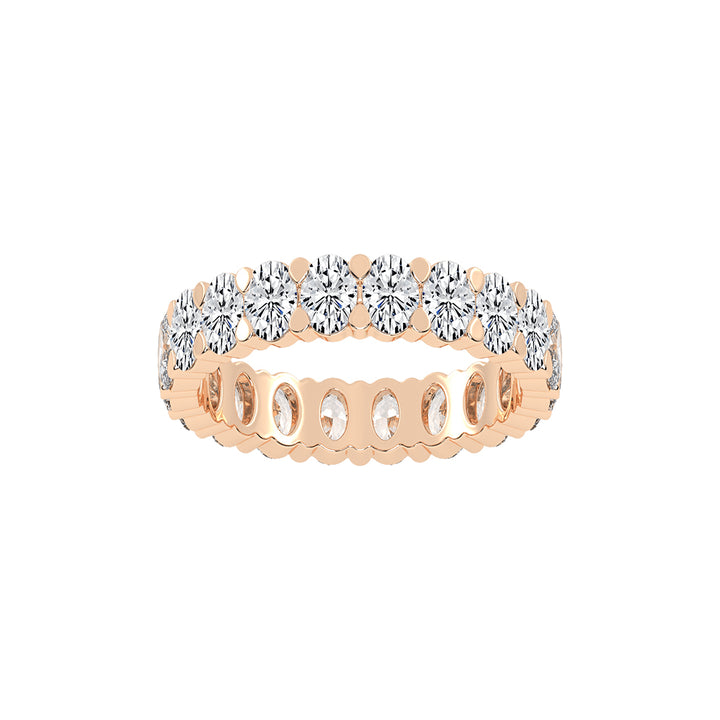 Lucetta Oval Shape Shared Prong Lab Diamond Ring