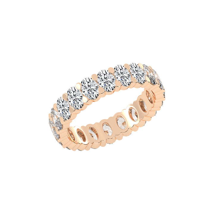 Lucetta Oval Shape Shared Prong Lab Diamond Ring