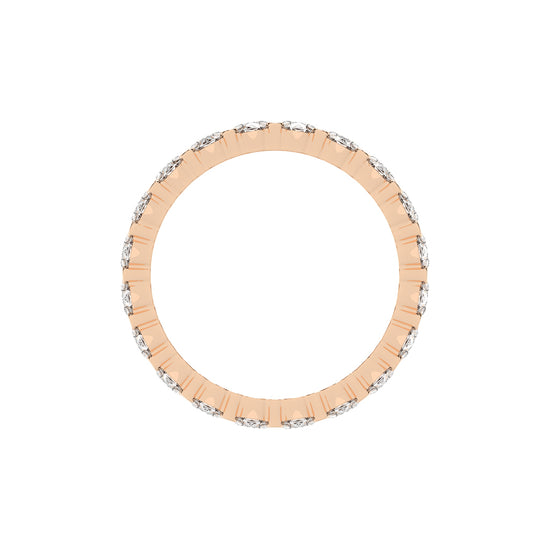 Lucetta Oval Shape Shared Prong Lab Diamond Ring