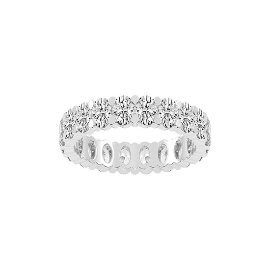 Lucetta Oval Shape Shared Prong Lab Diamond Ring