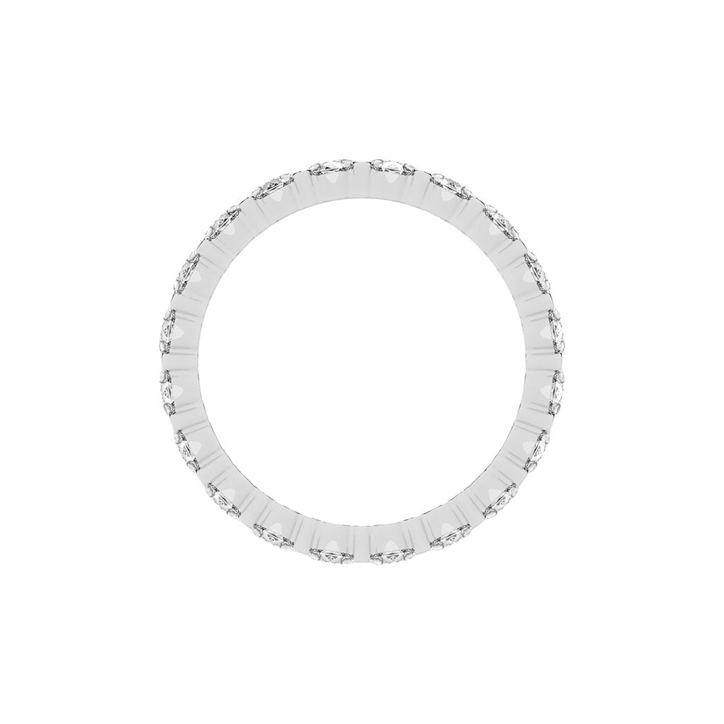 Lucetta Oval Shape Shared Prong Lab Diamond Ring