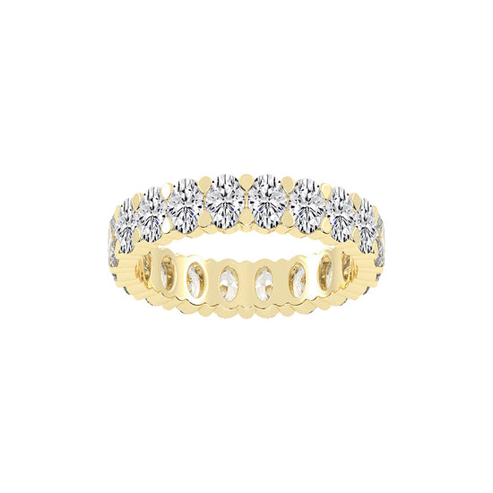 Lucetta Oval Shape Shared Prong Lab Diamond Ring