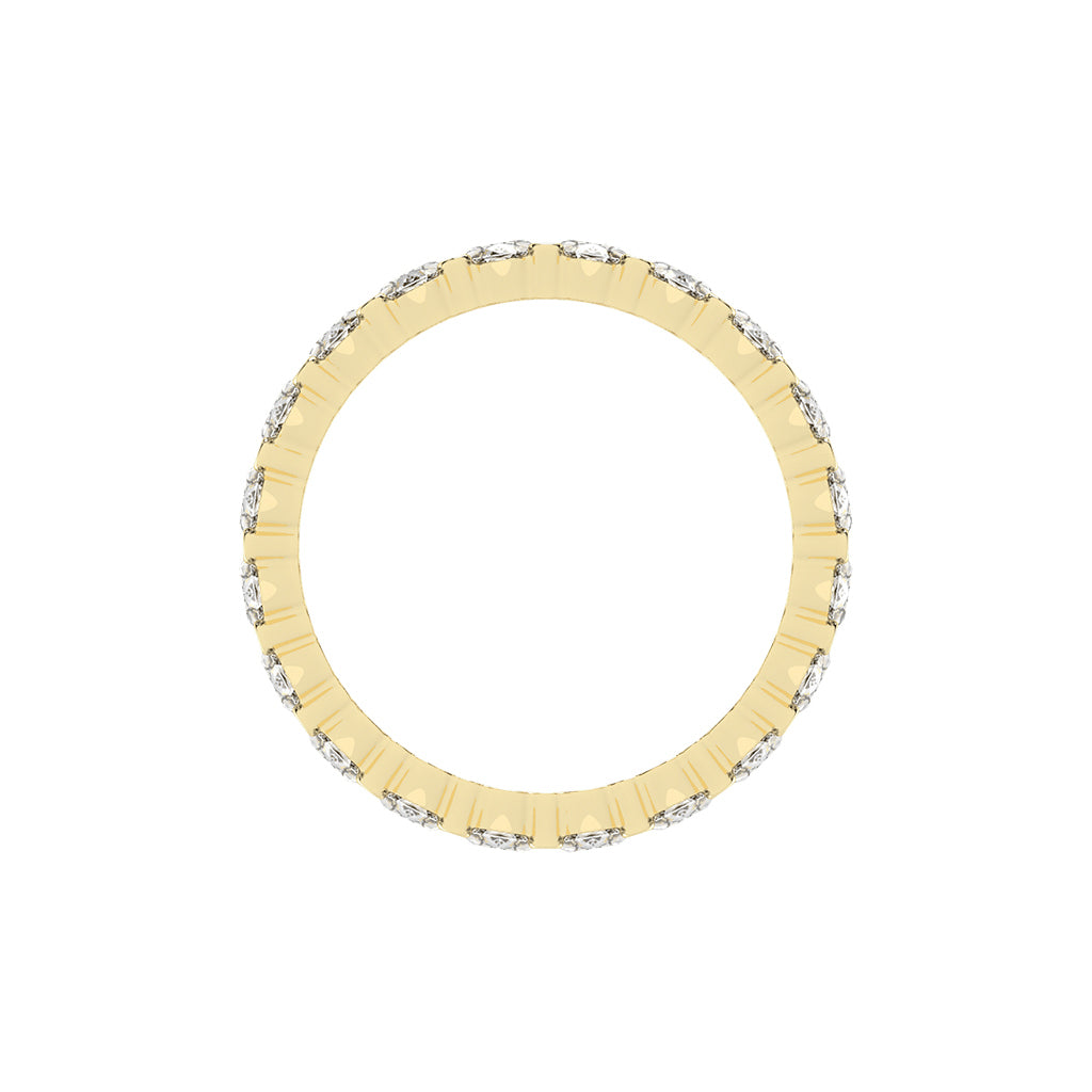 Lucetta Oval Shape Shared Prong Lab Diamond Ring