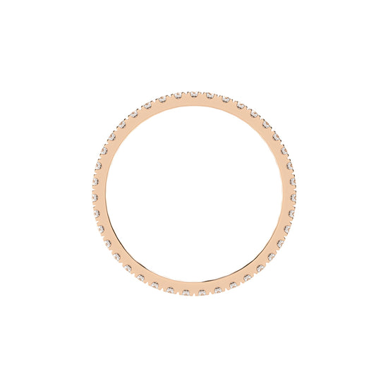 Evia Eternity Round Shape Lab Diamond Ring