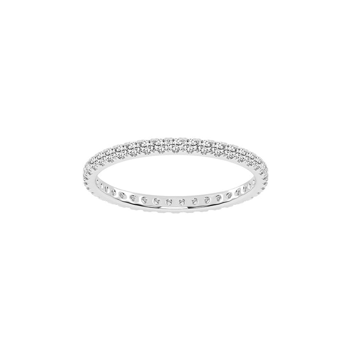 Evia Eternity Round Shape Lab Diamond Ring