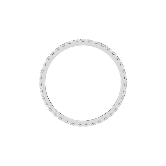 Evia Eternity Round Shape Lab Diamond Ring