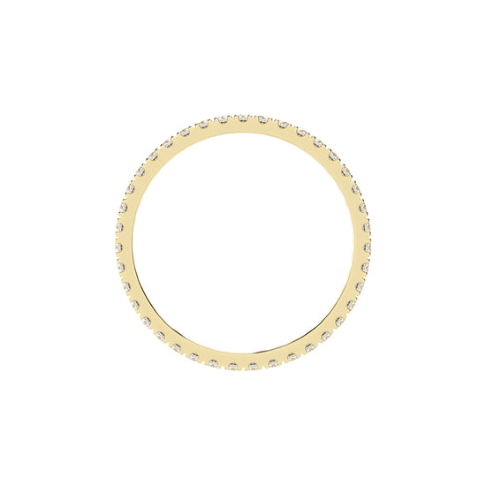 Evia Eternity Round Shape Lab Diamond Ring