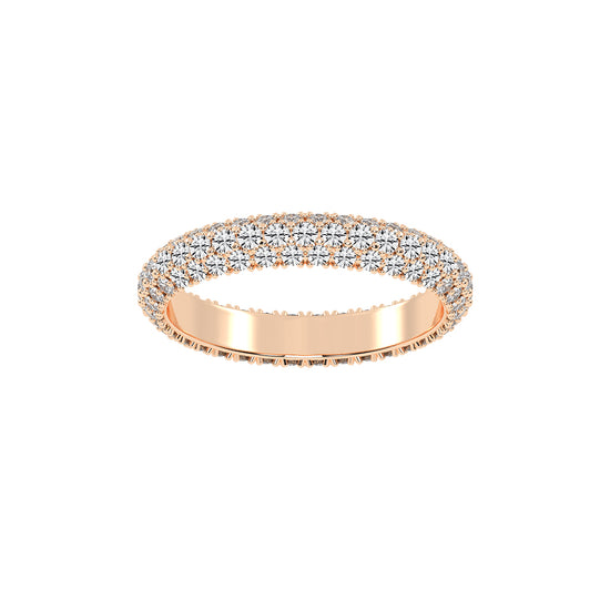 Oracea Pave Setting Eternity Lab Diamond Ring