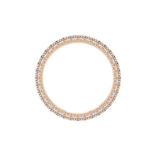 Oracea Pave Setting Eternity Lab Diamond Ring