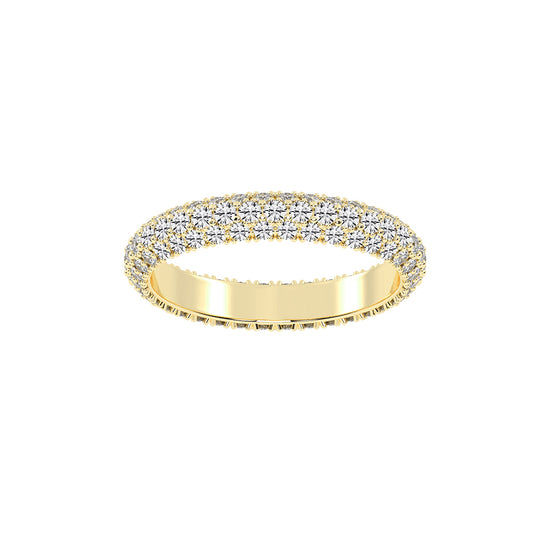 Oracea Pave Setting Eternity Lab Diamond Ring