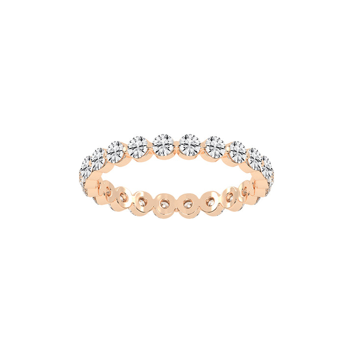 Diora Floating Cut Round Lab Diamond Ring