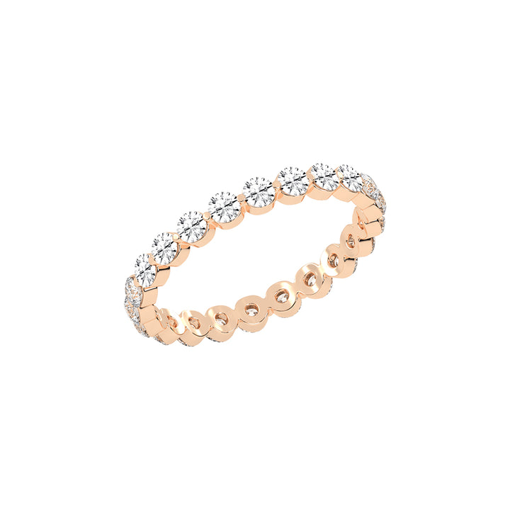 Diora Floating Cut Round Lab Diamond Ring