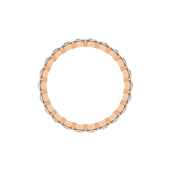 Diora Floating Cut Round Lab Diamond Ring