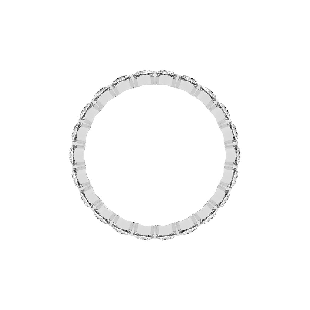 Diora Floating Cut Round Lab Diamond Ring
