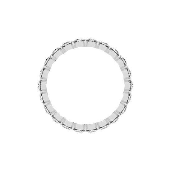 Diora Floating Cut Round Lab Diamond Ring