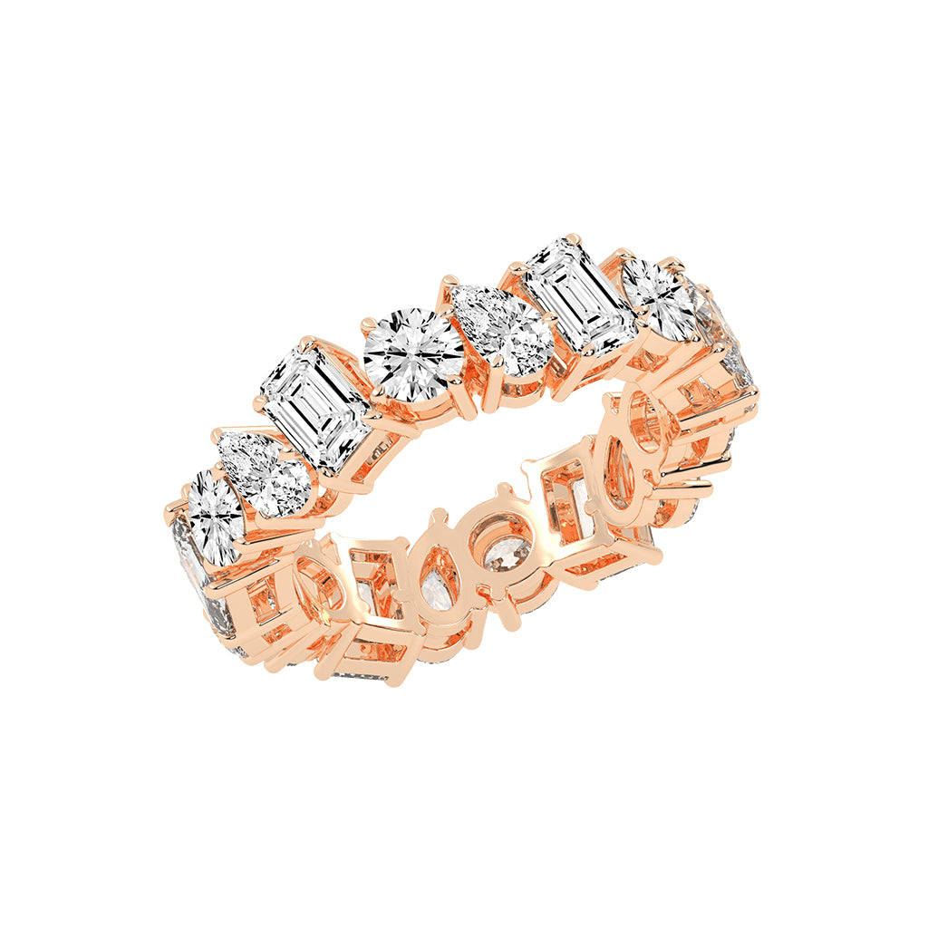 Azuria Multishape Eternity Lab Diamond Ring
