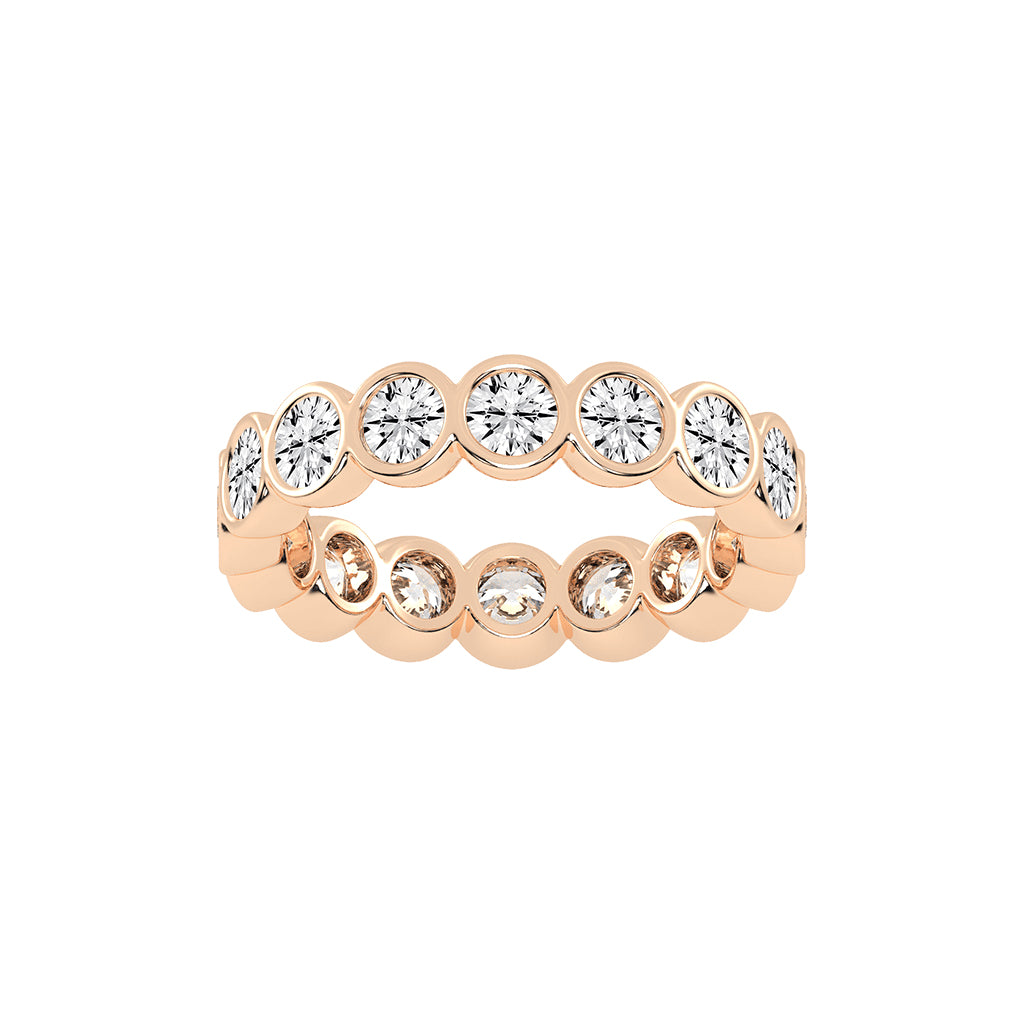 Dazzelle Bezel Set Lab Diamond Ring