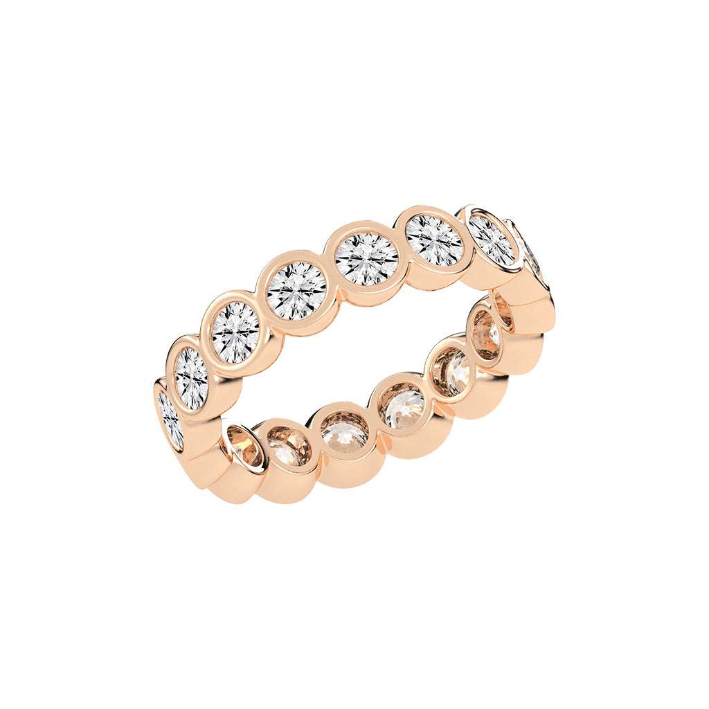 Dazzelle Bezel Set Lab Diamond Ring