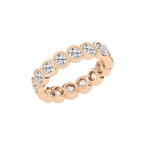 Dazzelle Bezel Set Lab Diamond Ring