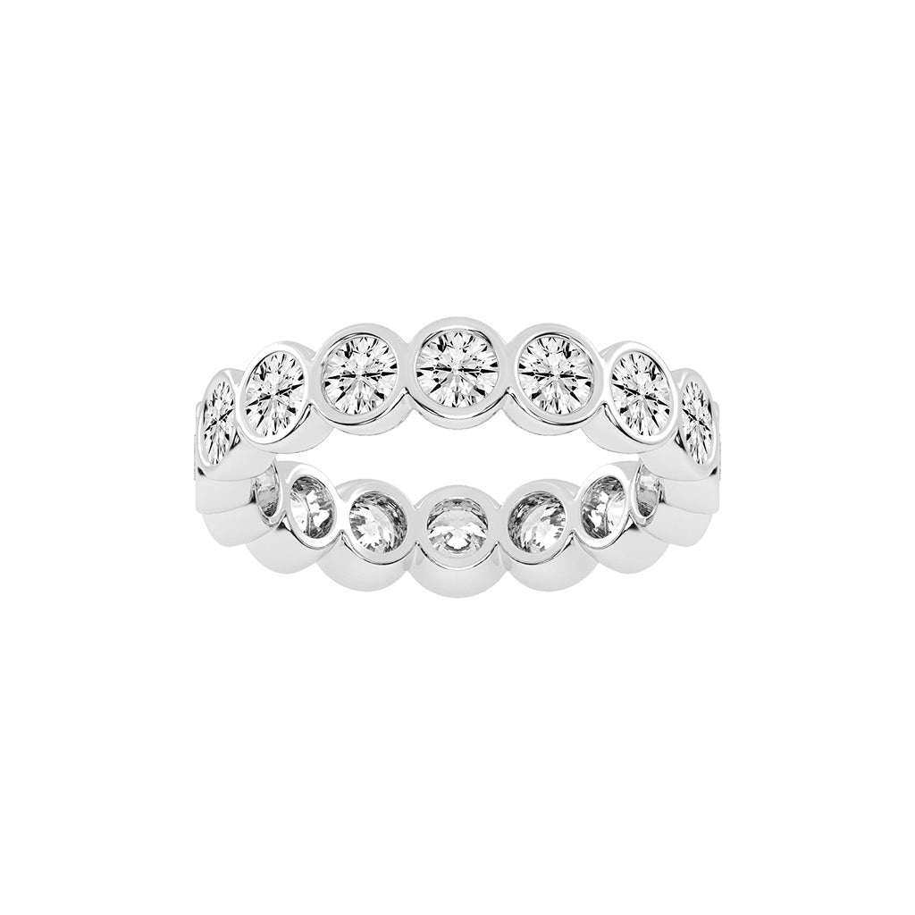 Dazzelle Bezel Set Lab Diamond Ring