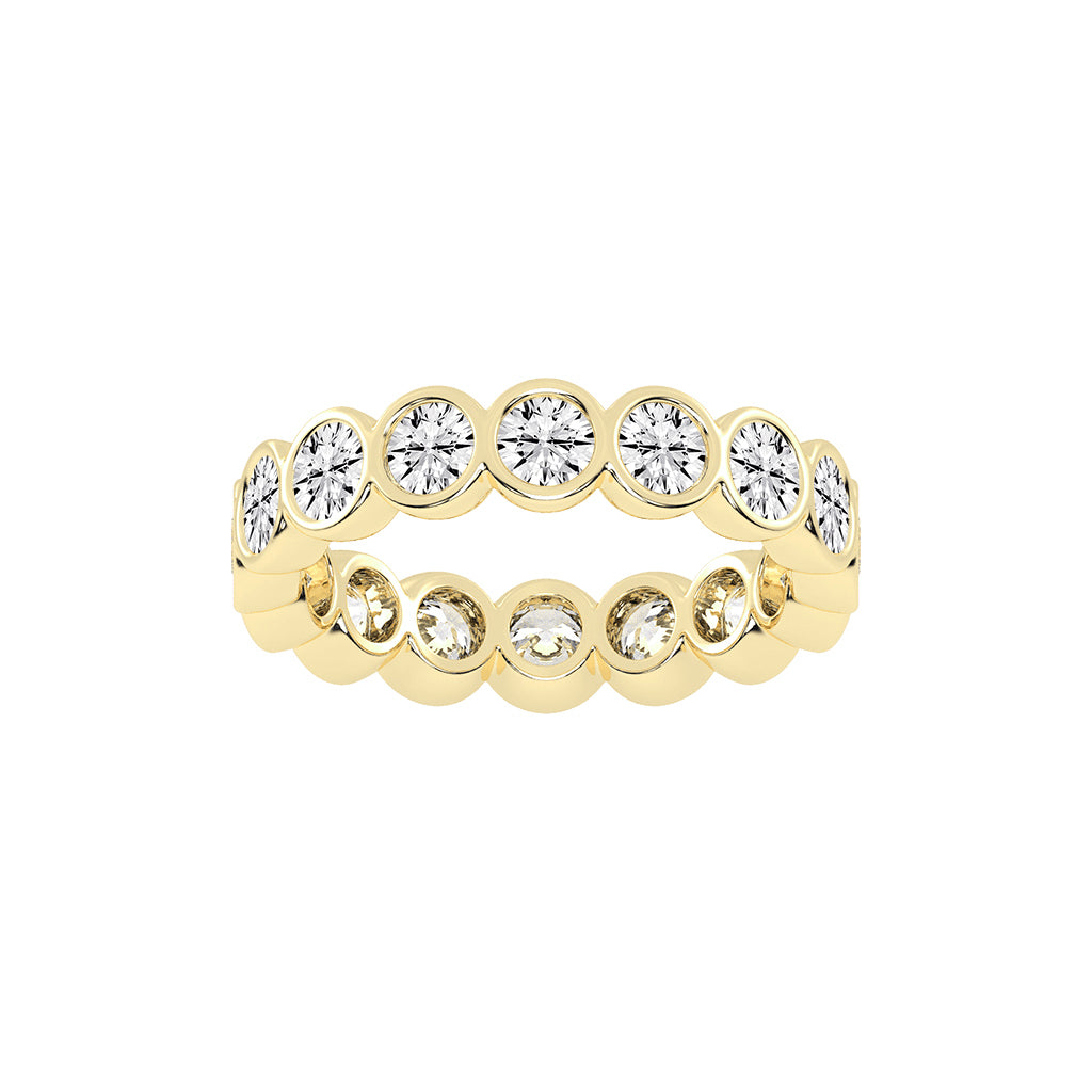 Dazzelle Bezel Set Lab Diamond Ring