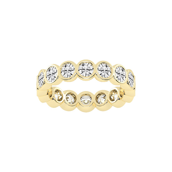 Dazzelle Bezel Set Lab Diamond Ring