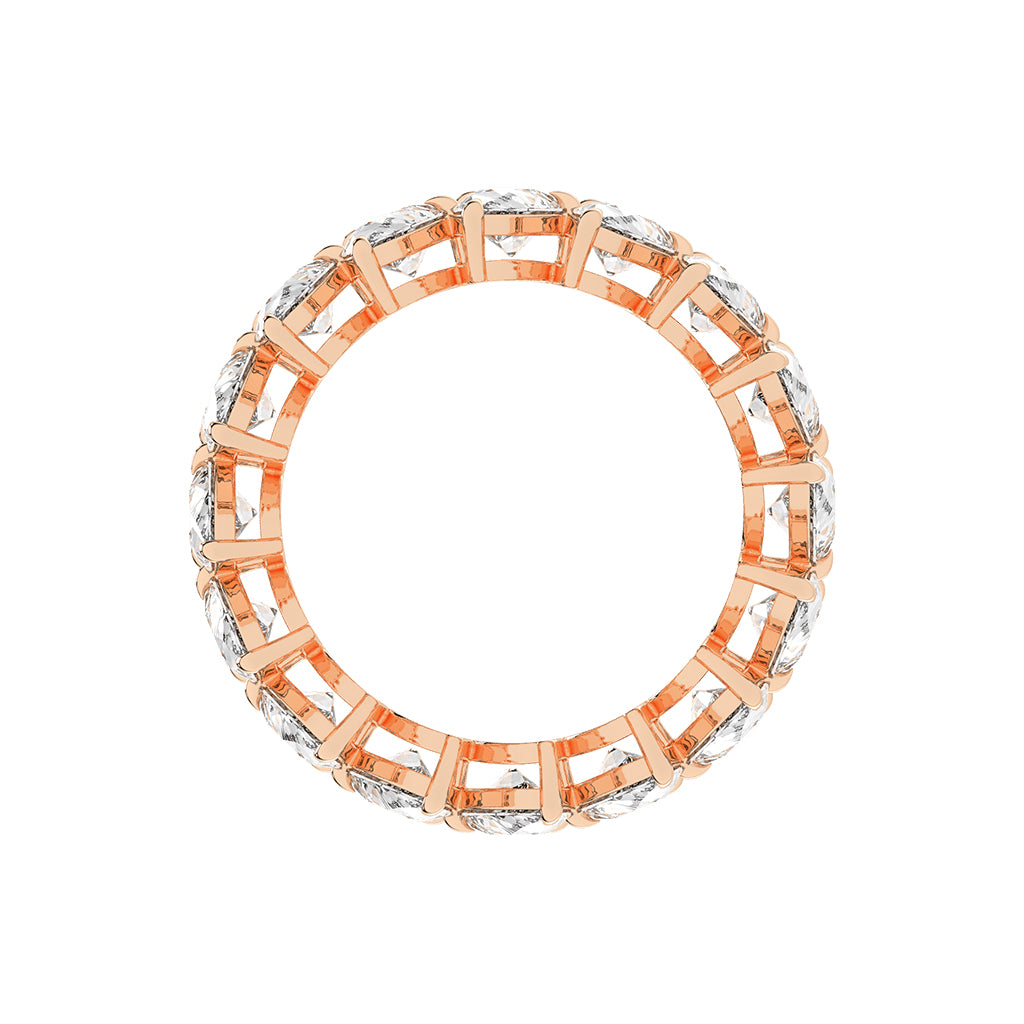 Clarityn Pear Cut Eternity Lab Diamond Ring