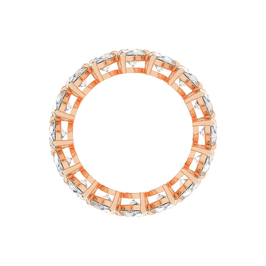 Clarityn Pear Cut Eternity Lab Diamond Ring