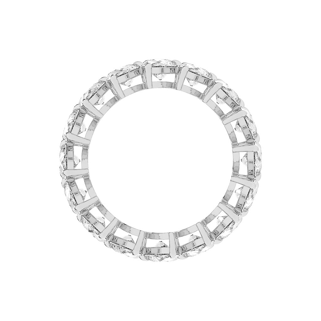 Clarityn Pear Cut Eternity Lab Diamond Ring
