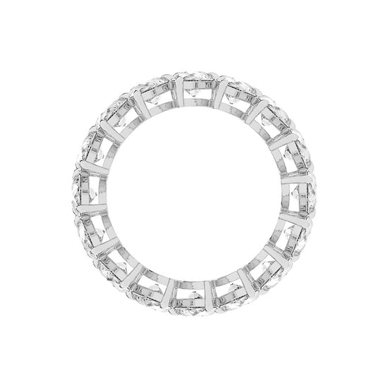 Clarityn Pear Cut Eternity Lab Diamond Ring