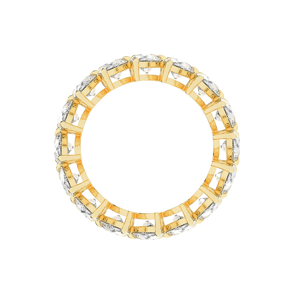 Clarityn Pear Cut Eternity Lab Diamond Ring