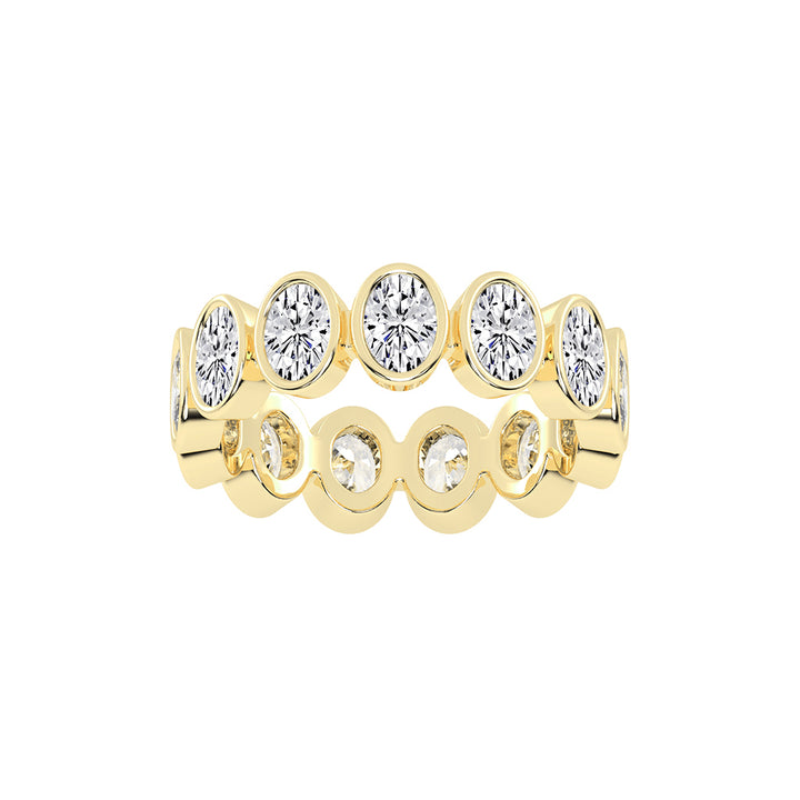 Vionia Oval Cut Milgrain Style Lab Diamond Ring