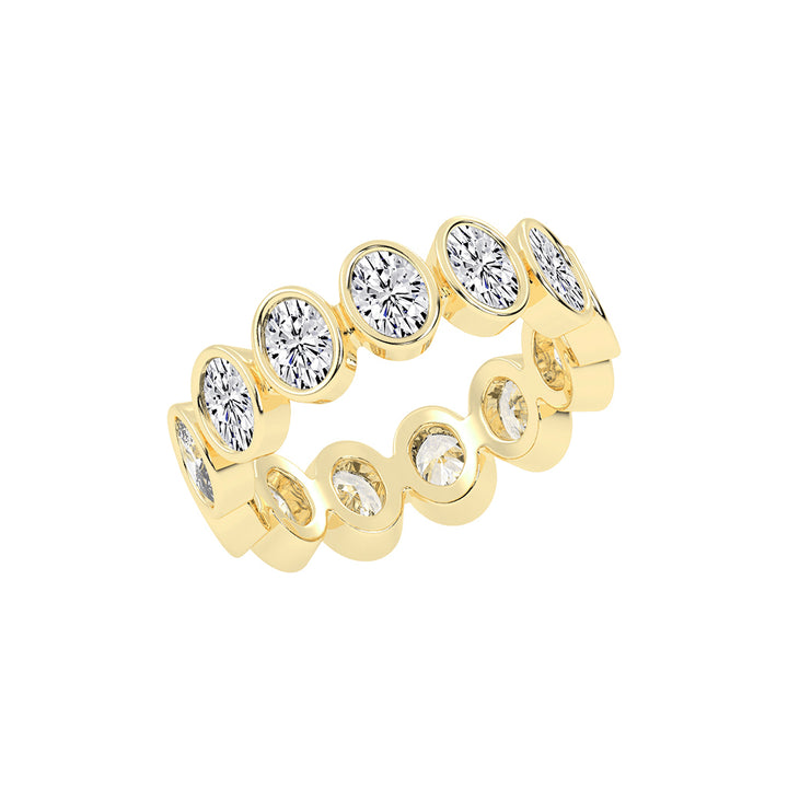 Vionia Oval Cut Milgrain Style Lab Diamond Ring