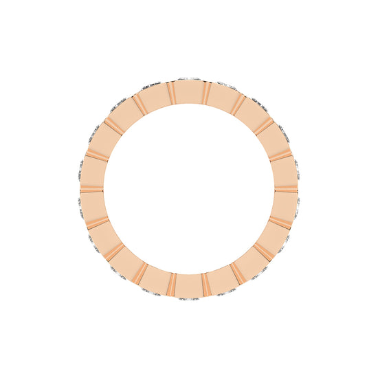 Nirvana Bezel Radiant Cut Lab Diamond Ring