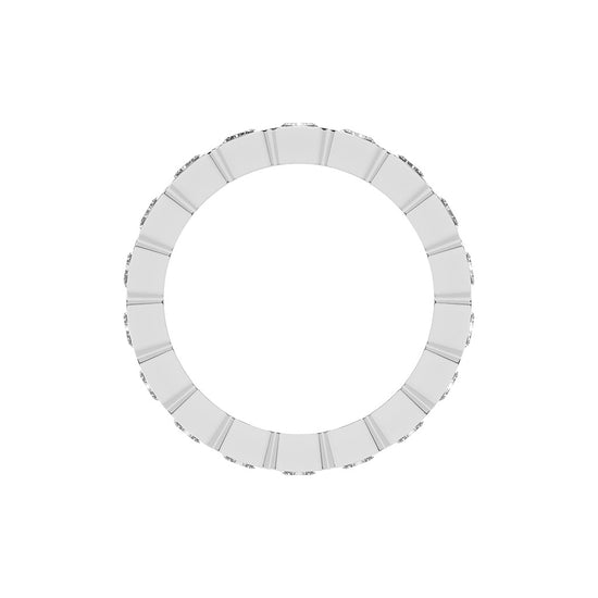 Nirvana Bezel Radiant Cut Lab Diamond Ring