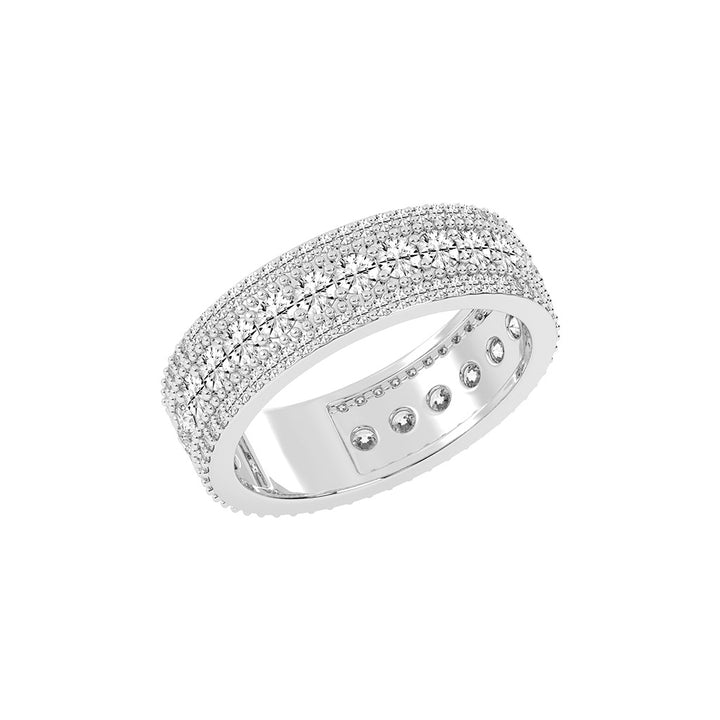 Perpetua Row Round Cut Eternity Lab Diamond Ring