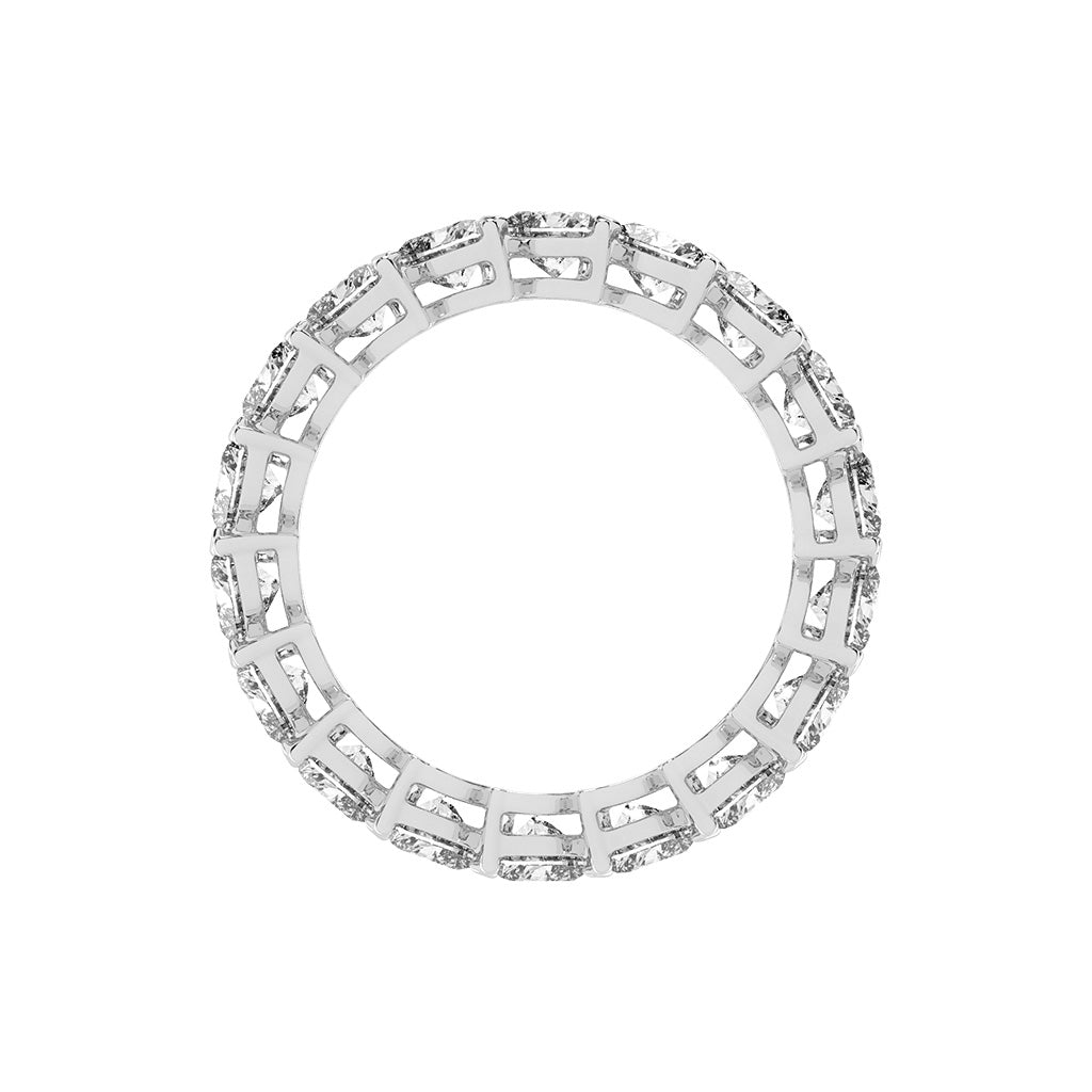 Stelline Heart Shape Eternity Lab Diamond Ring