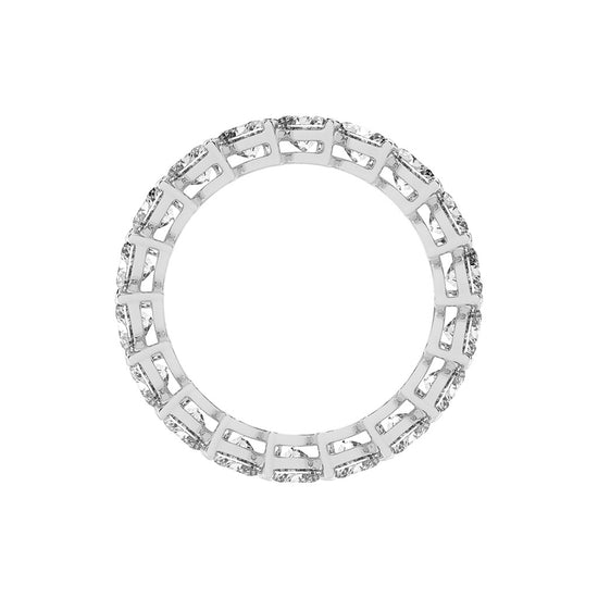 Stelline Heart Shape Eternity Lab Diamond Ring