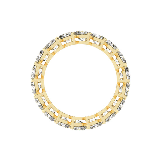 Stelline Heart Shape Eternity Lab Diamond Ring
