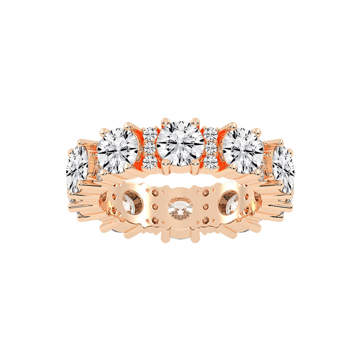 Gemelle Four Prong Eternity Diamond Ring