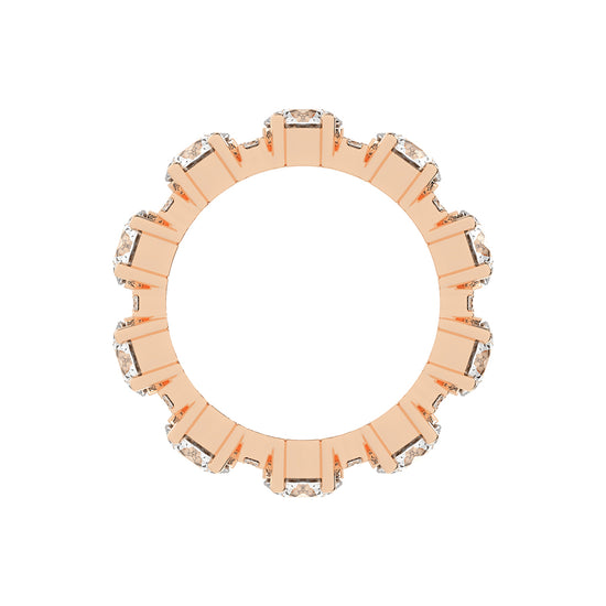 Gemelle Four Prong Eternity Diamond Ring