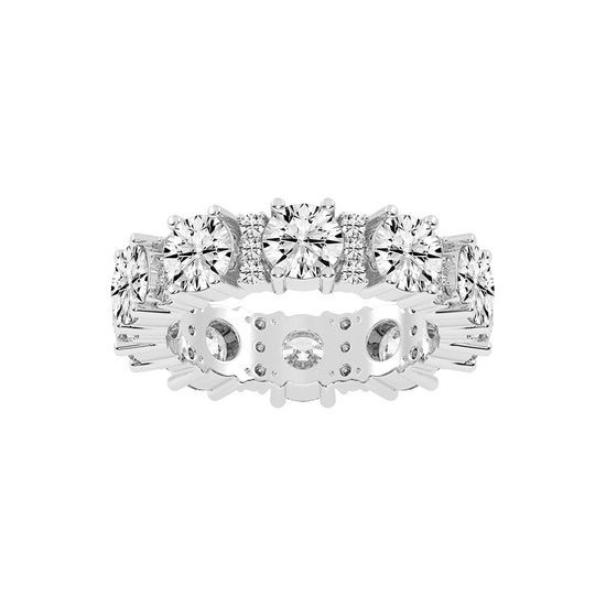 Gemelle Four Prong Eternity Diamond Ring
