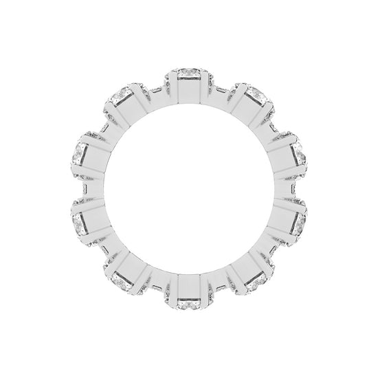 Gemelle Four Prong Eternity Diamond Ring
