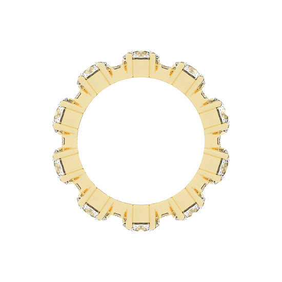 Gemelle Four Prong Eternity Diamond Ring