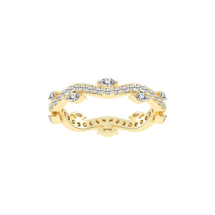 Oriana Winding Bud Marquise Cut Eternity Diamond Ring