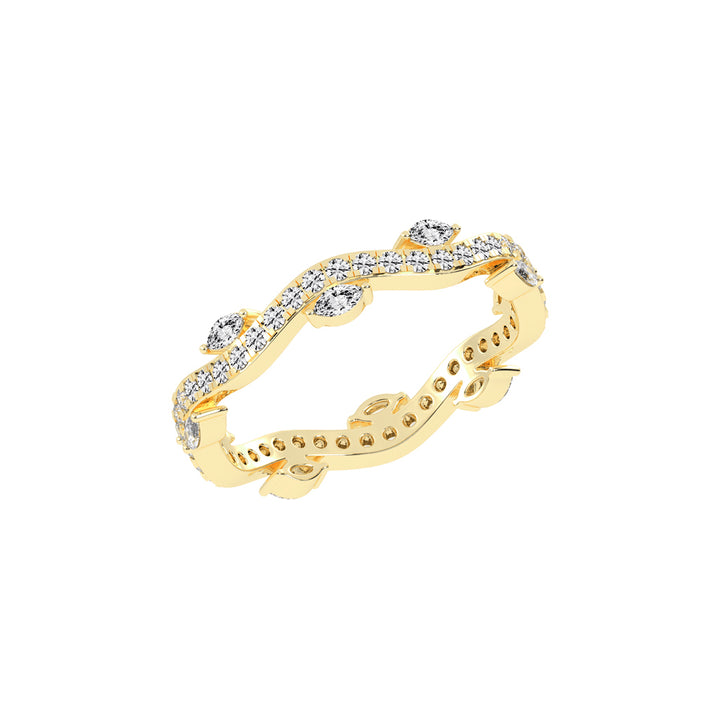 Oriana Winding Bud Marquise Cut Eternity Diamond Ring
